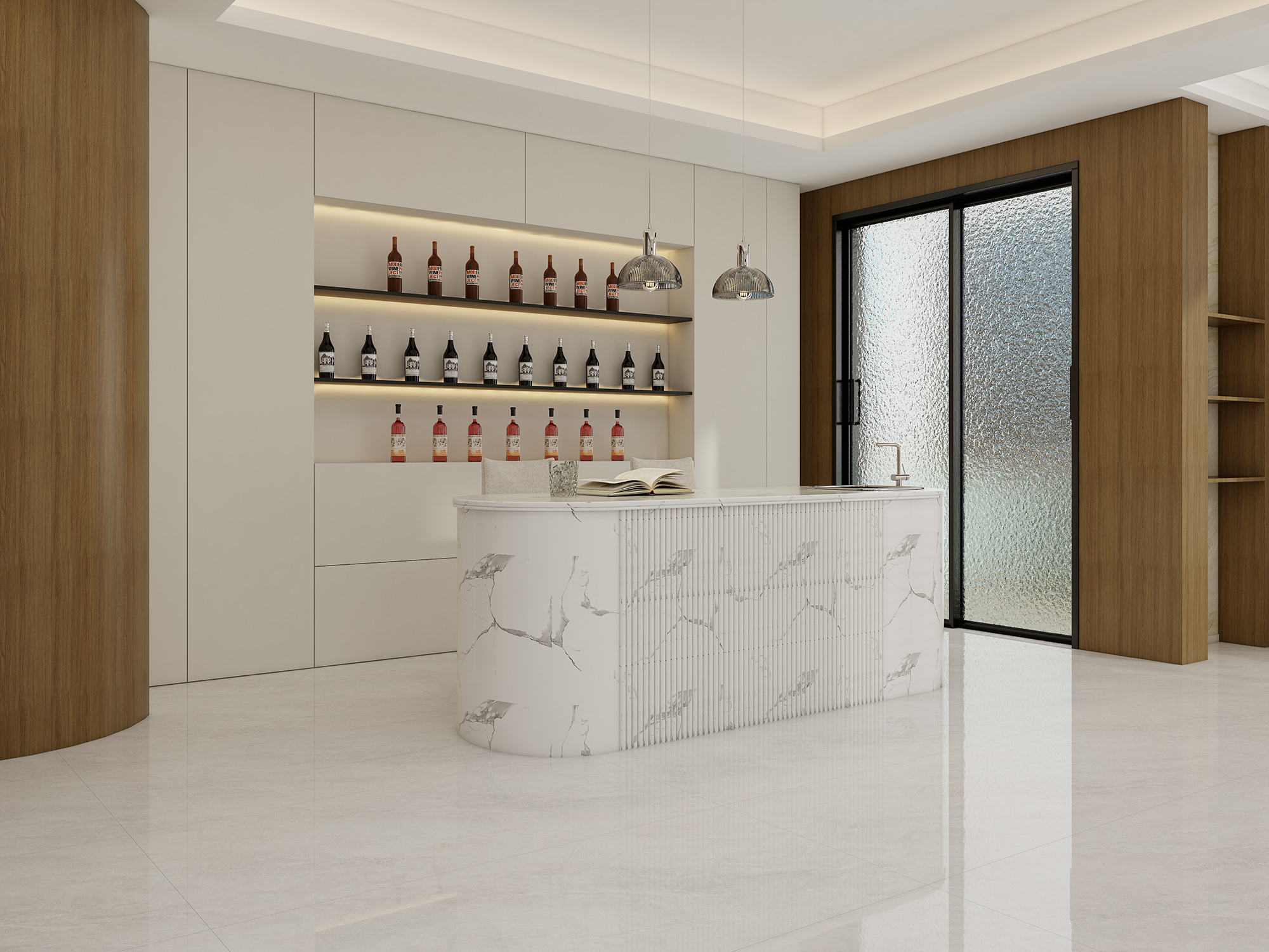 Super Flat Glaze Porcelain Polished Tile